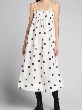 Ganni Polka Dot Tent Dress